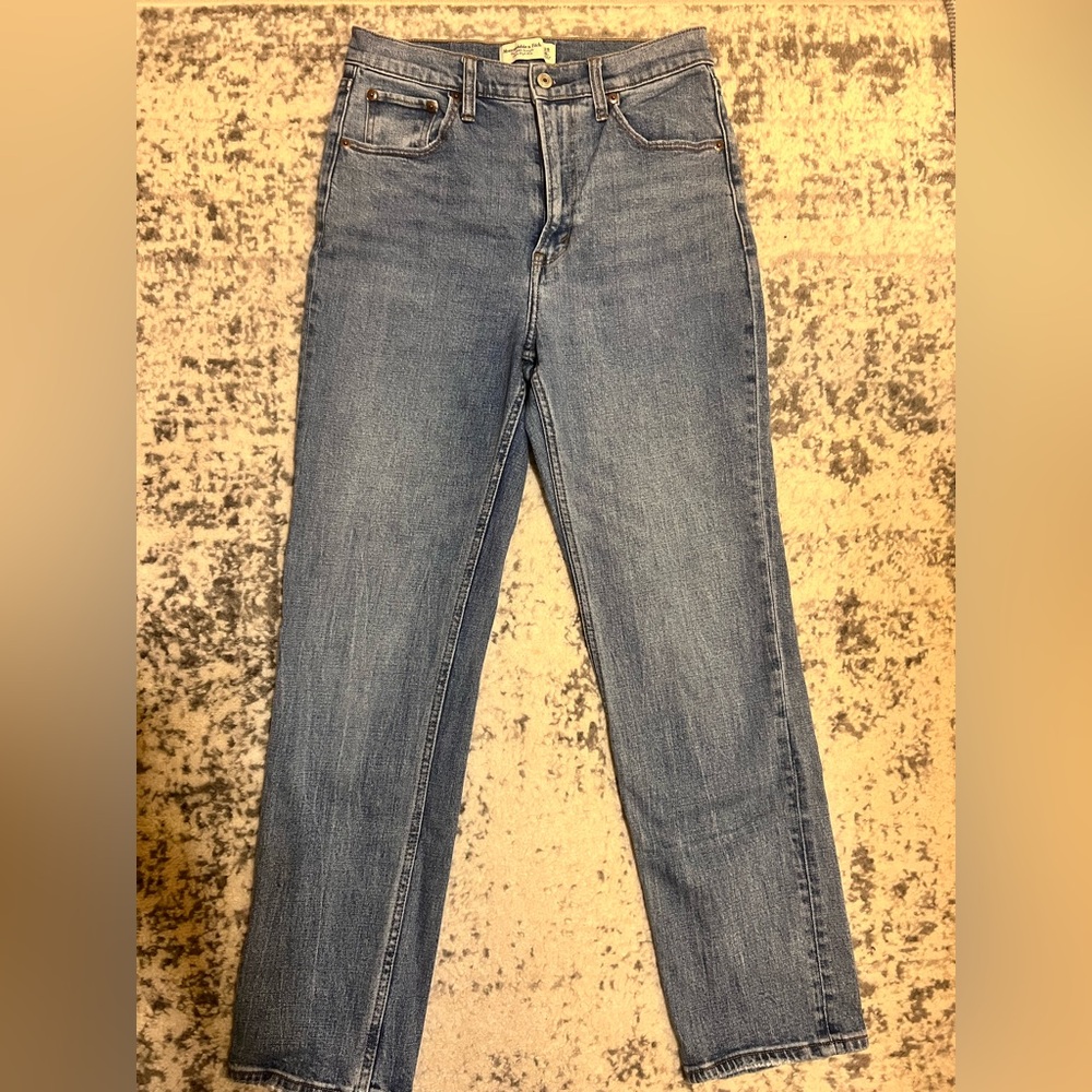 Abercrombie & Fitch Straight Blue Jeans